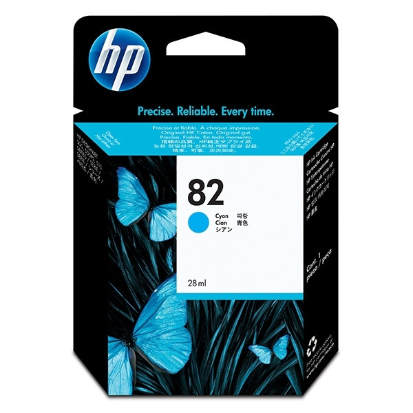 HP 82 (CH566A) inktcartridge cyaan (origineel) CH566A 031892 - 1