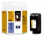 HP 845 (C3845A) foto- inktcartridge zwart / cyaan / licht cyaan (origineel) C3845A 030220 - 1