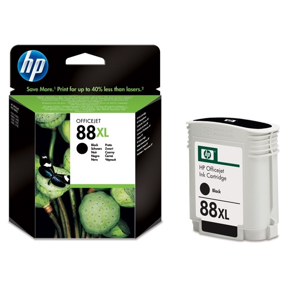 HP 88XL (C9396AE) inktcartridge zwart hoge capaciteit (origineel) C9396AE 030740 - 1