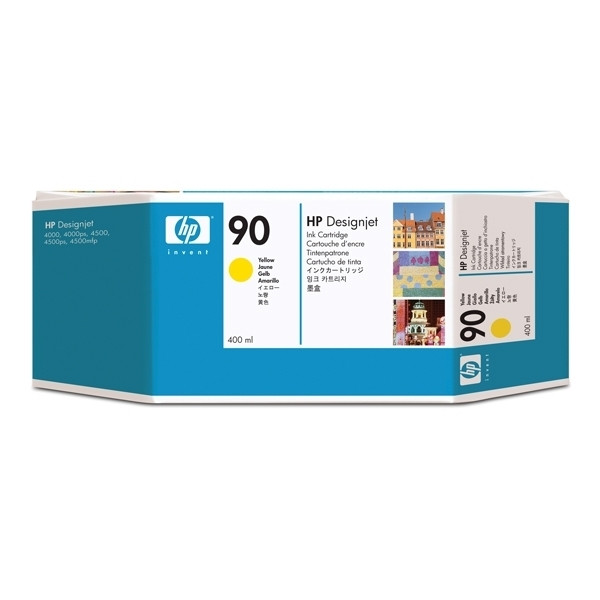 HP 90 (C5065A) inktcartridge geel hoge capaciteit (origineel) C5065A 030650 - 1