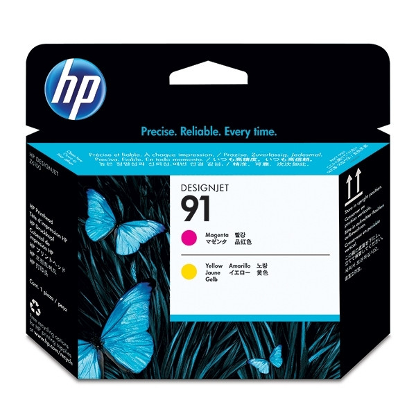 HP 91 (C9461A) printkop magenta en geel (origineel) C9461A 030942 - 1