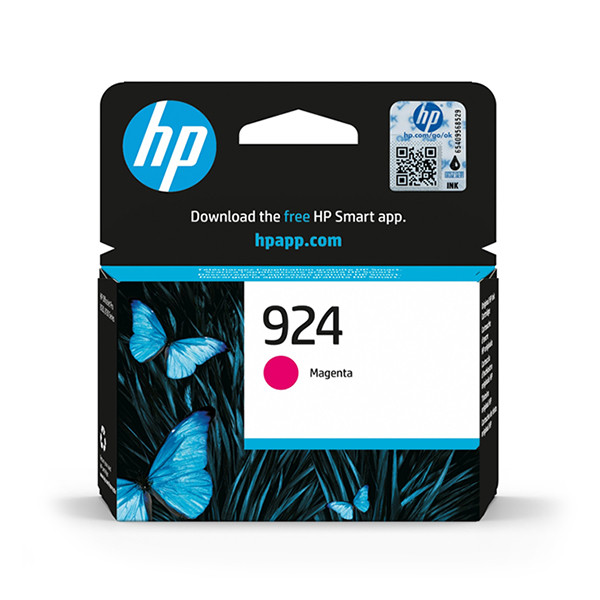 HP 924 (4K0U4NE) inktcartridge magenta (origineel) 4K0U4NE 030978 - 1