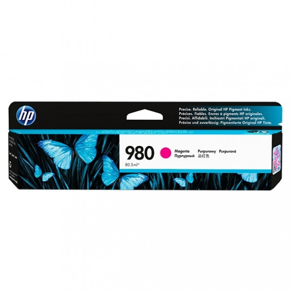 HP 980 (D8J08A) inktcartridge magenta (origineel) D8J08A 044348 - 1