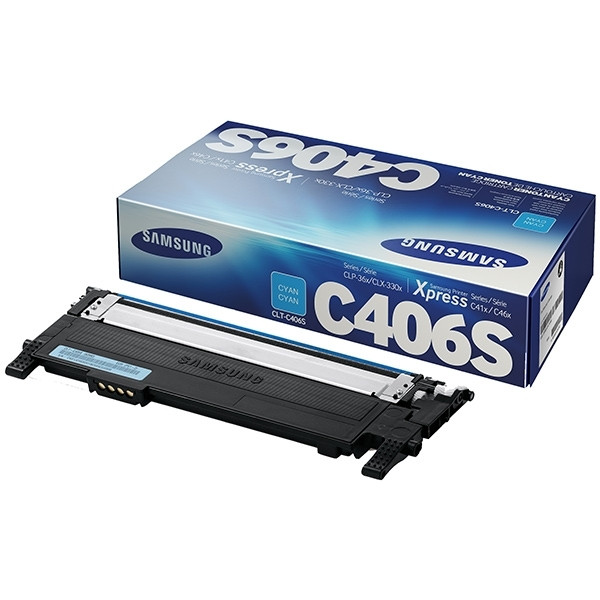 HP ST984A (CLT-C406S) toner cyaan (origineel) ST984A 092690 - 1