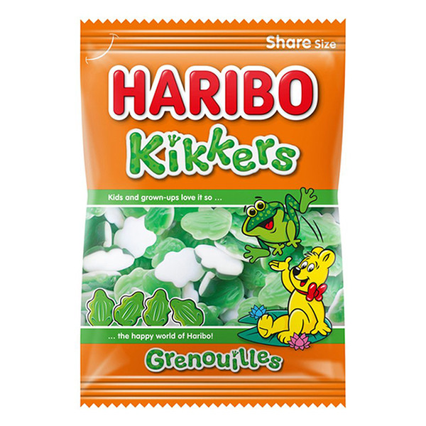 Haribo Kikkers snoepzak (12 x 250 gram) 453554 423210 - 1