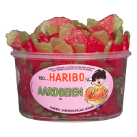 Haribo Winegum Aardbeien silo (150 stuks) 168092 423831