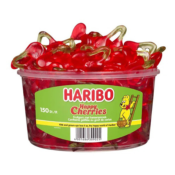 Haribo Winegum Kersen silo (150 stuks) 168203 423833 - 1