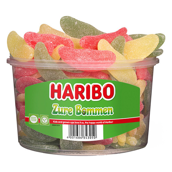 Haribo Winegum Zure Bommen silo (150 stuks) 167207 423834 - 1