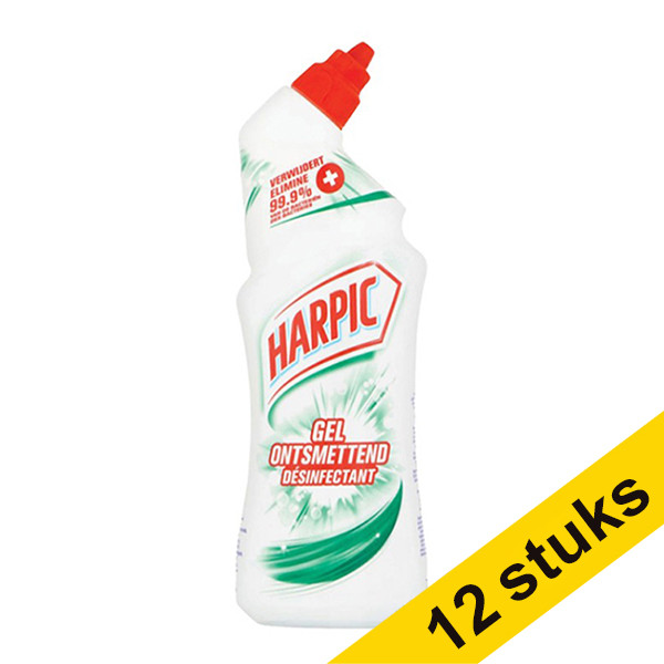 Harpic Aanbieding: 12x Harpic Gel Ontsmettend toiletreiniger (750 ml)  SHA00064 - 1