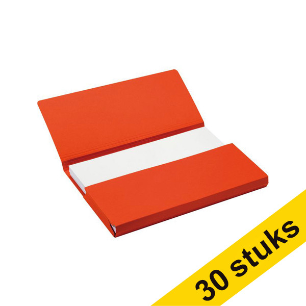 Jalema Aanbieding: 3x Jalema Secolor Pocket-file kartonnen dossiermappen rood A4 (10 stuks)  234801 - 1