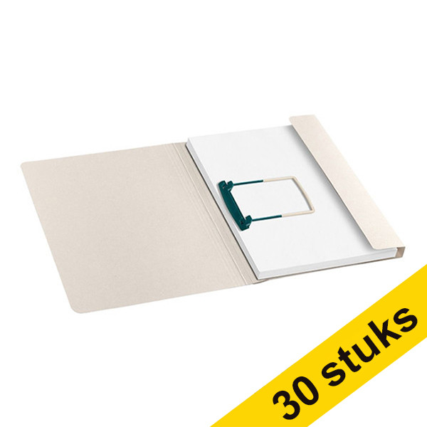 Jalema Aanbieding: 3x Jalema Secolor Tree Free clipexmap folio grijs (10 stuks)  234830 - 1