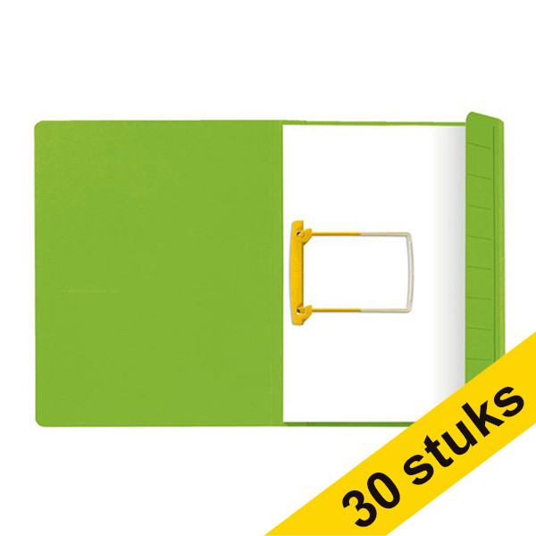 Jalema Aanbieding: 3x Jalema Secolor clipmap A4 groen (10 stuks)  234815 - 1