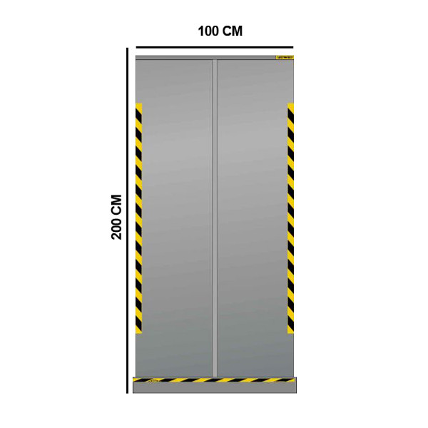 Jalema oprolbaar scherm 200 x 100 cm transparant 7999813 234757 - 1