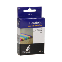 Kangaro bordkrijt gekleurd 12 stuks K-N12C 205466