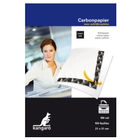 Kangaro carbonpapier A4 zwart (100 vel) K-7800492 205460