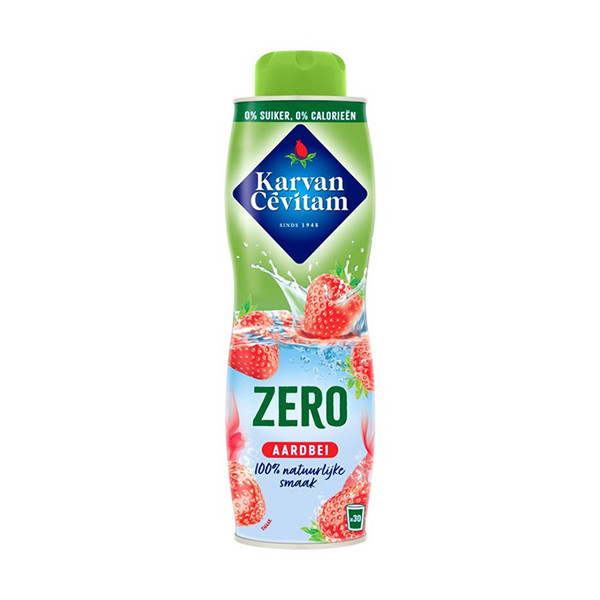 Karvan Cévitam siroop aardbei 0% (600 ml) 25323 423241 - 1