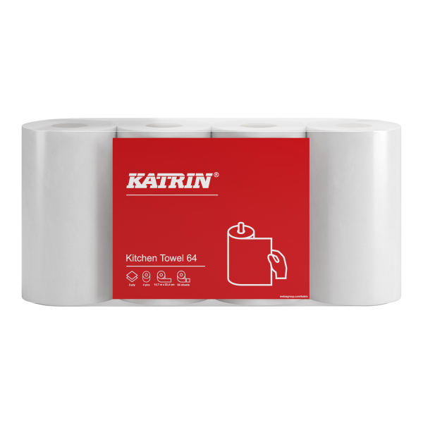 Katrin Basic keukenrol 2-laags 4 x 50 vel 87075 SKA06103 - 1