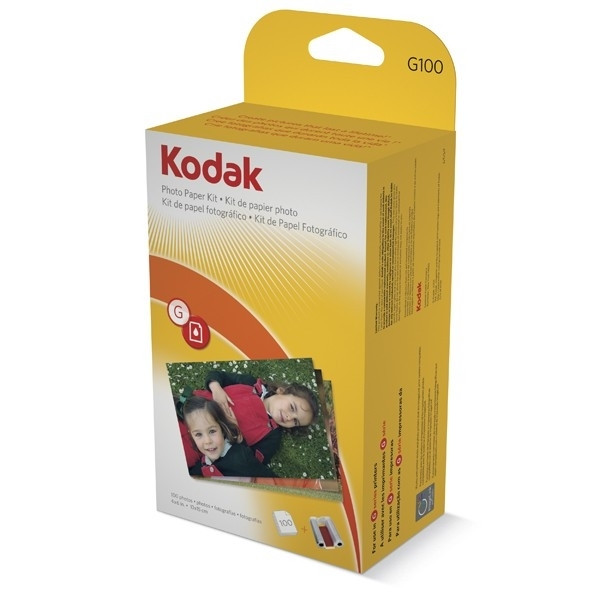 Kodak G-100 inktcartridge met 100 vel fotopapier (origineel) 1840339 035100 - 1