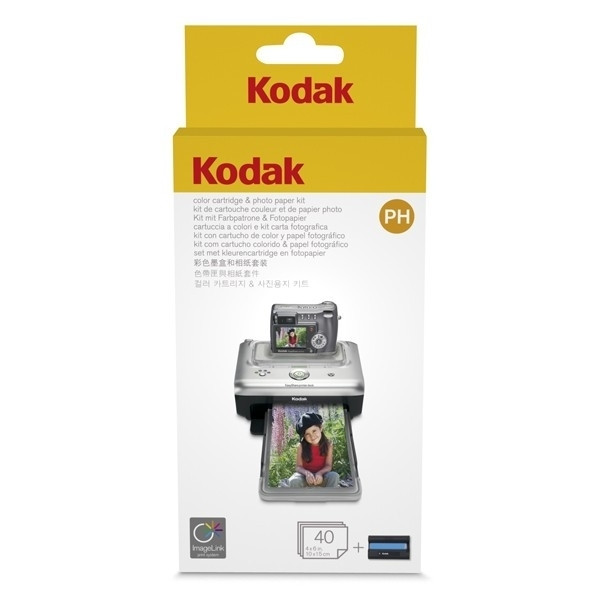 Kodak PH-40 inktcartridge met 40 vel fotopapier (origineel) 1165257 035120 - 1