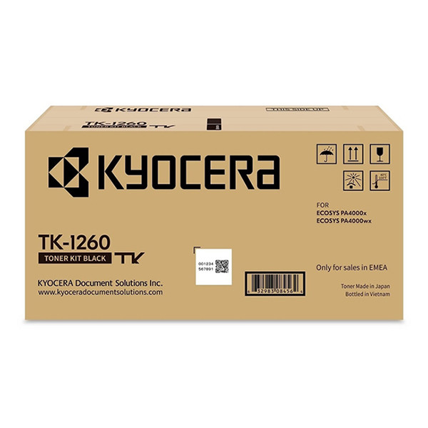 Kyocera TK-1260 toner zwart (origineel) 1T0C150NL0 095090 - 1