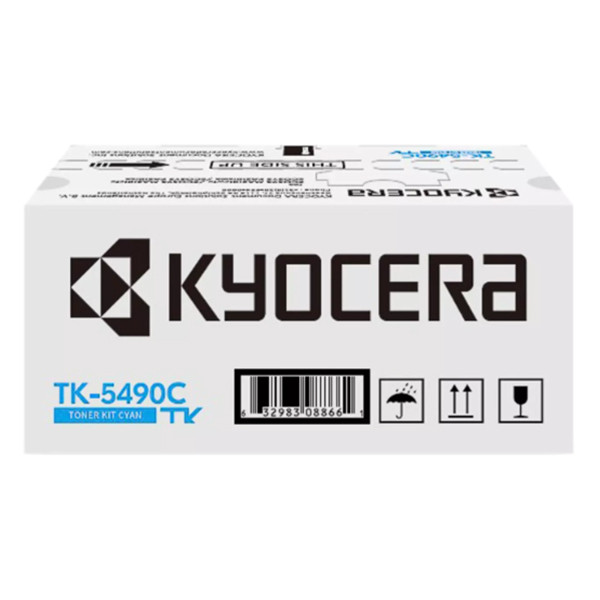 Kyocera TK-5490C toner cyaan hoge capaciteit (origineel) 1T0C22CNL1 095116 - 1