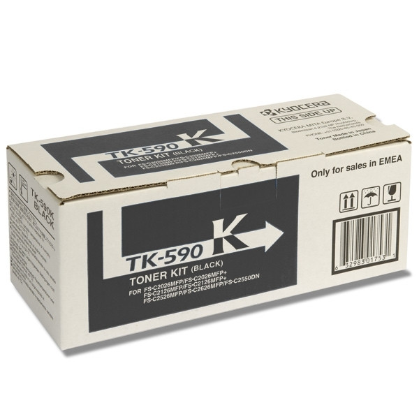 Kyocera TK-590K toner zwart (origineel) 1T02KV0NL0 902737 - 1