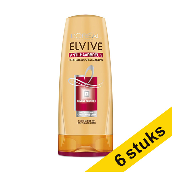 L'Oreal Aanbieding: 6x L'Oreal Elvive Anti-haarbreuk shampoo (250 ml)  SLO00170 - 1