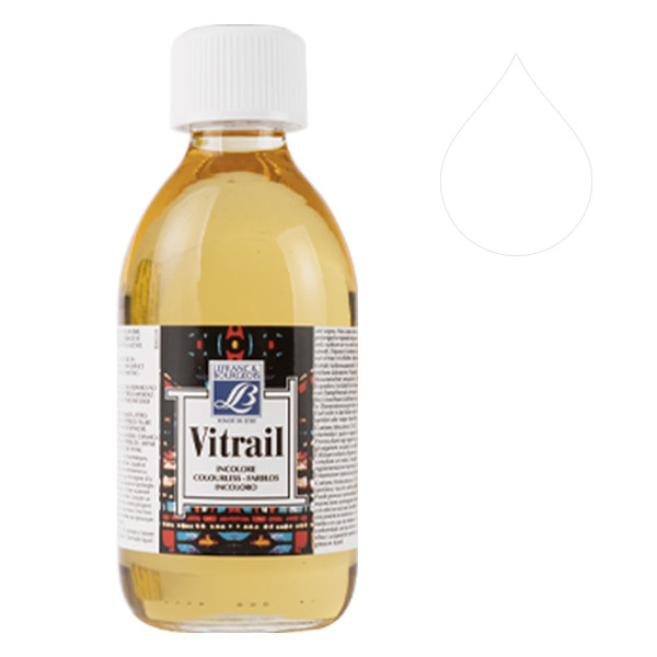 Lefranc Bourgeois Vitrail glas & porseleinverf 010 kleurloos (250 ml) 210223 405091 - 1