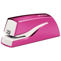 Leitz 5566 WOW elektrische nietmachine roze metallic (10 vel) 55661023 226032