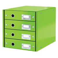 Leitz 6049 WOW ladeblok groen (4 laden) 60490054 226164