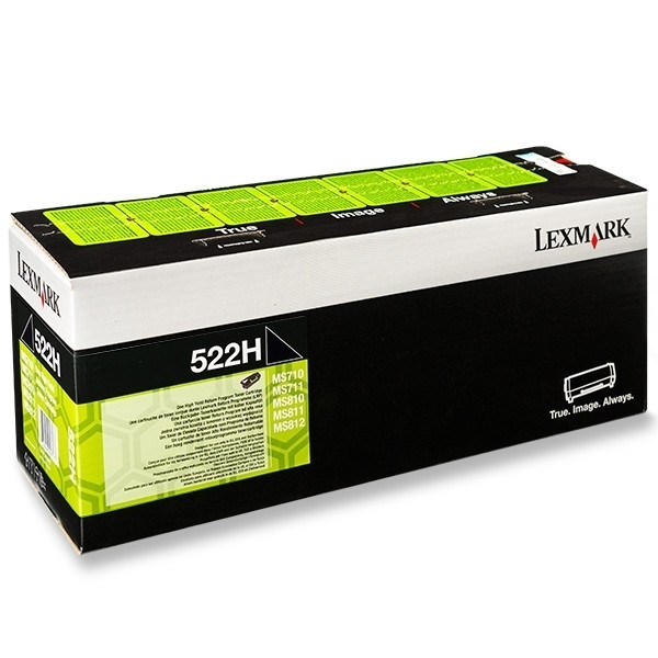 Lexmark 522H (52D2H00) toner zwart hoge capaciteit (origineel) 52D2H00 901899 - 1