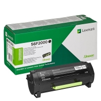 Lexmark 56F2000 toner zwart (origineel) 56F2000 037844