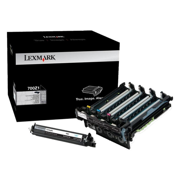 Lexmark 700Z1 (70C0Z10) imaging kit zwart (origineel) 70C0Z10 037270 - 1