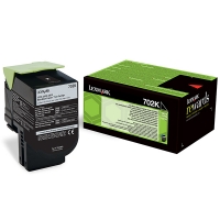 Lexmark 702K (70C20K0) toner zwart (origineel) 70C20K0 037238