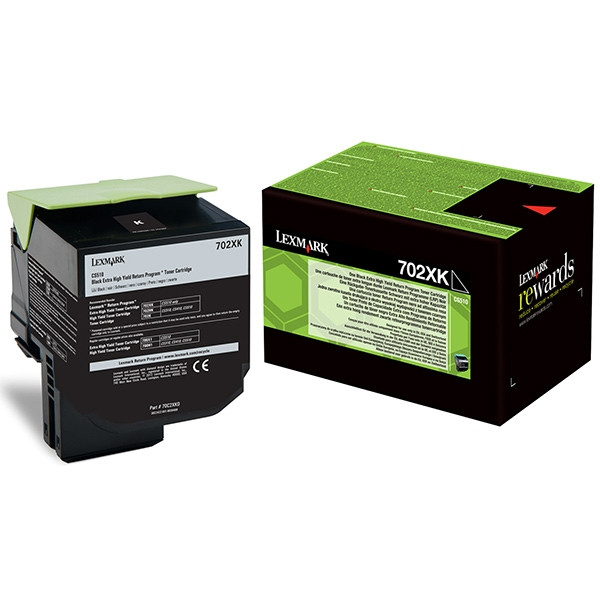 Lexmark 702XK (70C2XK0) toner zwart extra hoge capaciteit (origineel) 70C2XK0 902369 - 1