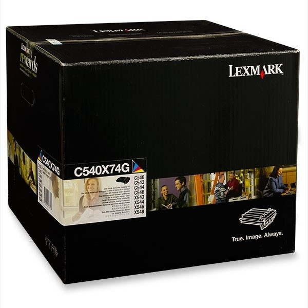 Lexmark C540X74G imaging unit zwart en kleur (origineel) C540X74G 900929 - 1