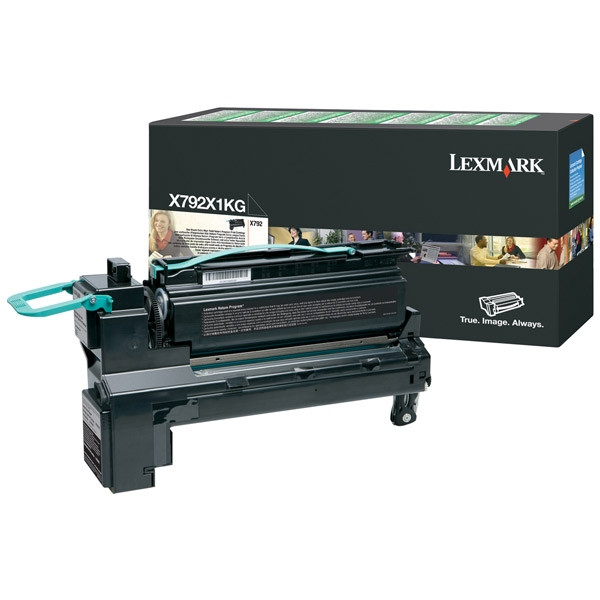 Lexmark X792X1KG toner zwart hoge capaciteit (origineel) X792X1KG 037162 - 1