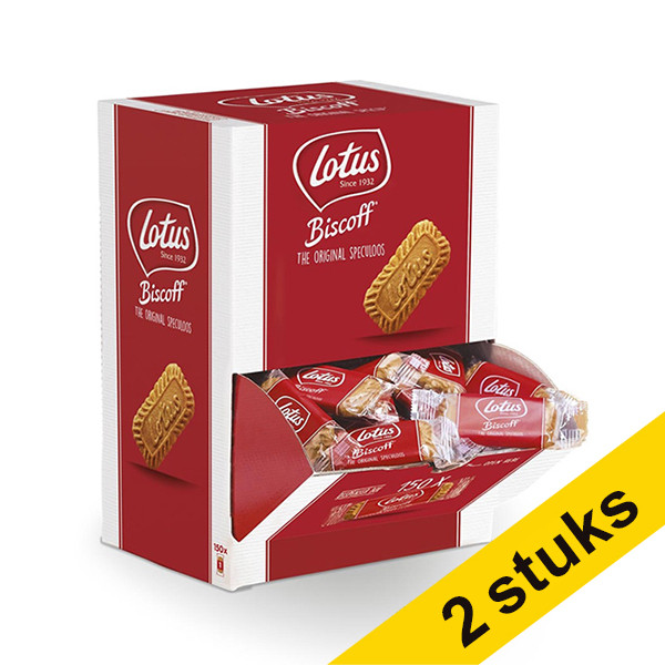 Lotus Aanbieding: 2x Lotus Biscoff speculoos dispenser (150 stuks)  404386 - 1