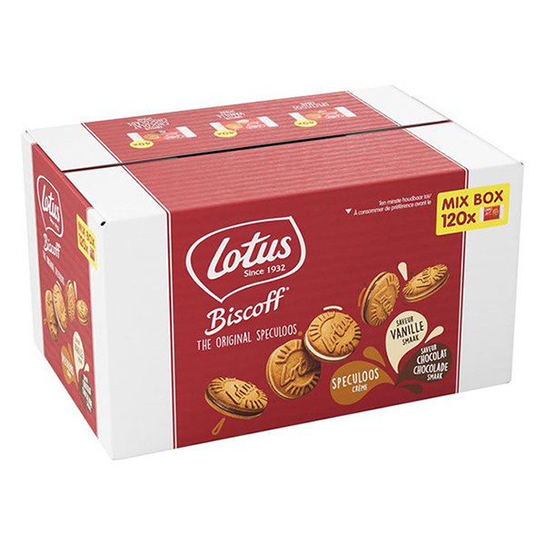 Lotus Biscoff speculoos gevuld mix box (120 stuks) 047061 423670 - 1