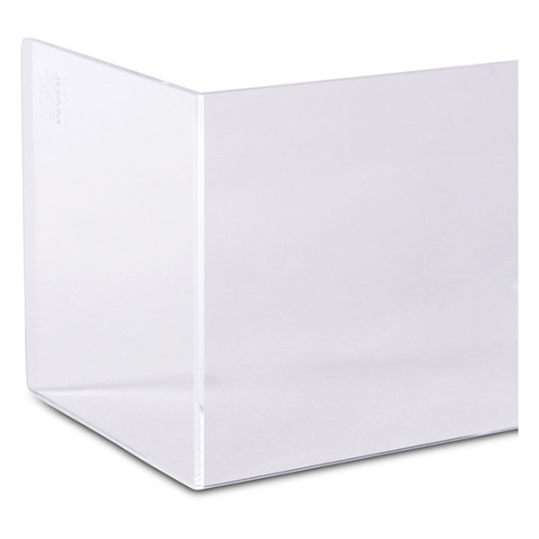 Maul acryl boekensteunen transparant 16 x 15 x 21 cm (2 stuks) 3513905 402198 - 2