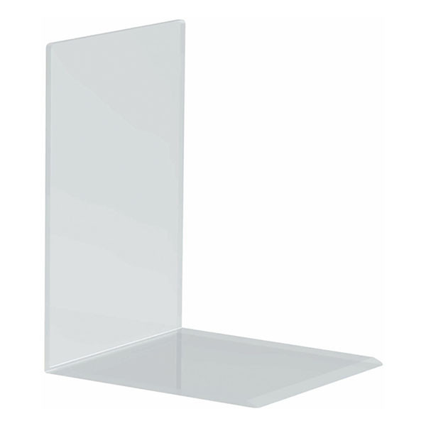 Maul acryl boekensteunen transparant 16 x 15 x 21 cm (2 stuks) 3513905 402198 - 4