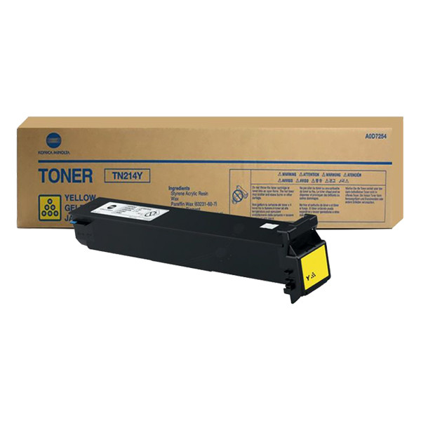 Minolta Konica Minolta TN-214Y toner geel (origineel) A0D7254 072244 - 1