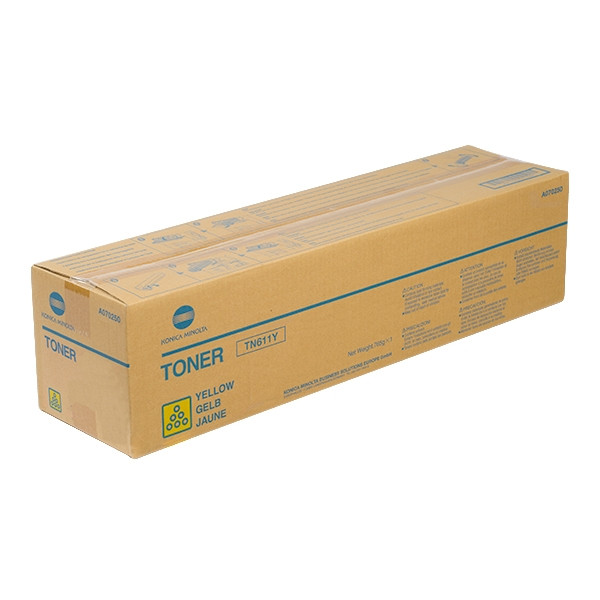 Minolta Konica Minolta TN-611Y toner geel (origineel) A070250 072268 - 1