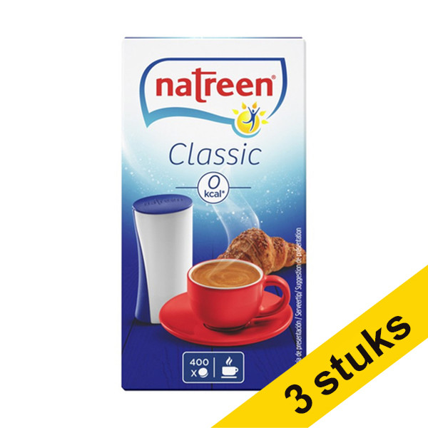 Natrena Aanbieding: 3x Natrena zoetjes tafeldispenser (400 stuks)  404291 - 1