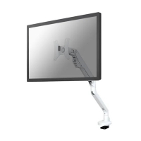 Neomounts gasgeveerde monitorarm voor 1 monitor wit (met klem) FPMA-D750WHITE2 200336