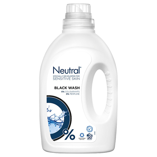 Neutral Zwart wasmiddel vloeibaar 1 liter (20 wasbeurten)  SNE00039 - 1