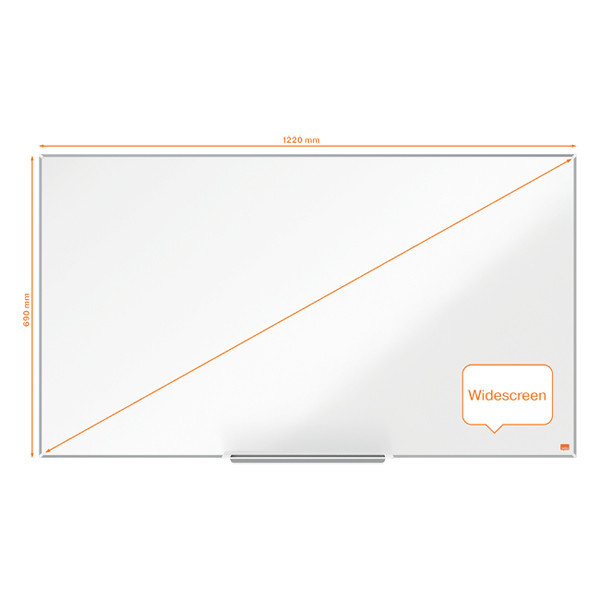 Nobo Impression Pro Widescreen whiteboard magnetisch geëmailleerd 122 x 69 cm 1915250 247403 - 3