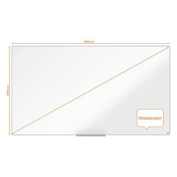 Nobo Impression Pro Widescreen whiteboard magnetisch geëmailleerd 188 x 106 cm 1915252 247405 - 3