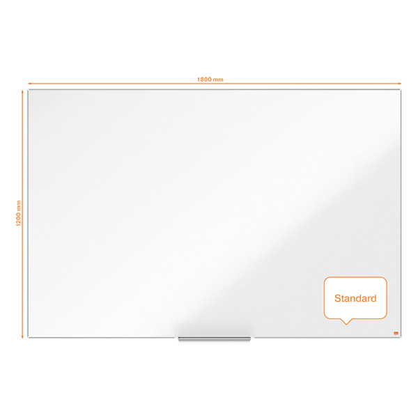 Nobo Impression Pro whiteboard magnetisch gelakt staal 180 x 120 cm 1915406 247393 - 1