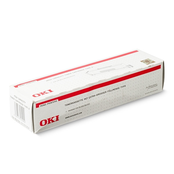 OKI 01101202 toner zwart hoge capaciteit (origineel) 01101202 035512 - 1